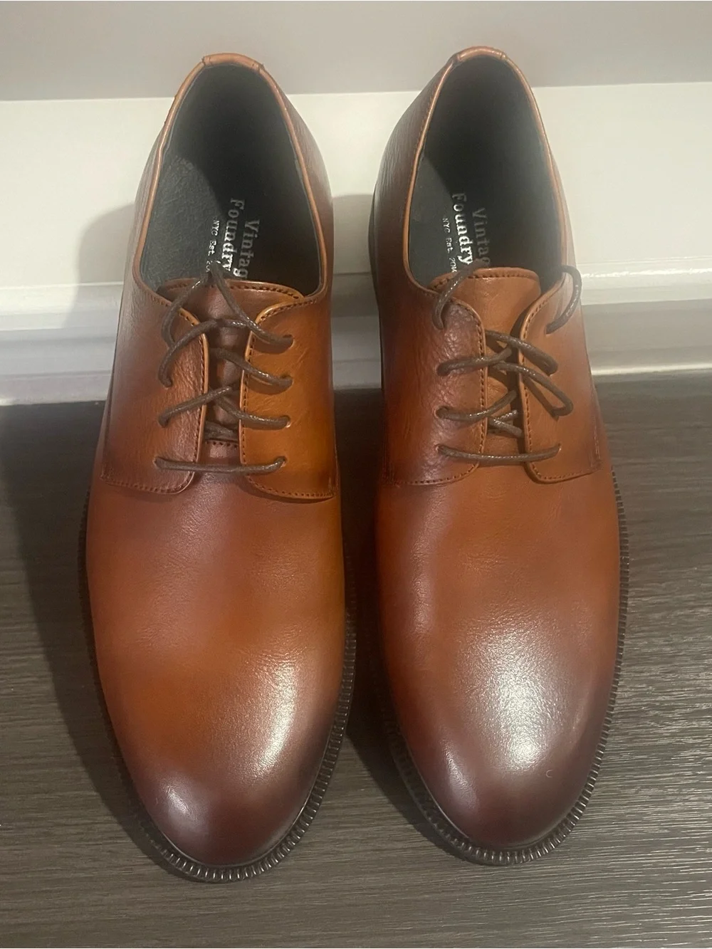 Men's Richmond Oxford Dress Shoe lace-up by Vintage Foundry Co 10.5 NIB